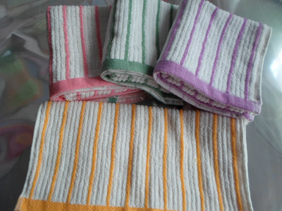 高阳毛巾厂家超低价供应 纯棉条纹毛巾，品质与实惠并存
